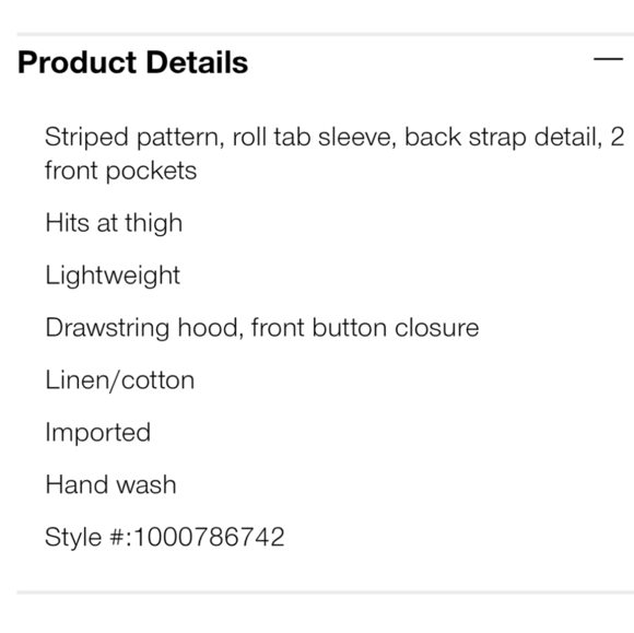 Like New Jones New York Linen Blend Shirt Plus Size 3X Hooded Jacket Coastal - Picture 9 of 9